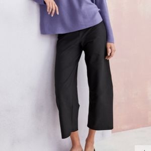 Eileen Fisher cropped wide leg pants size M